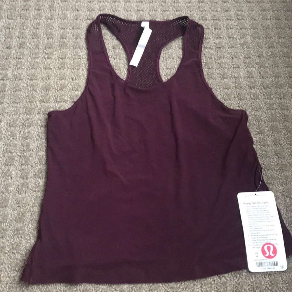Lululemom ready set go tank